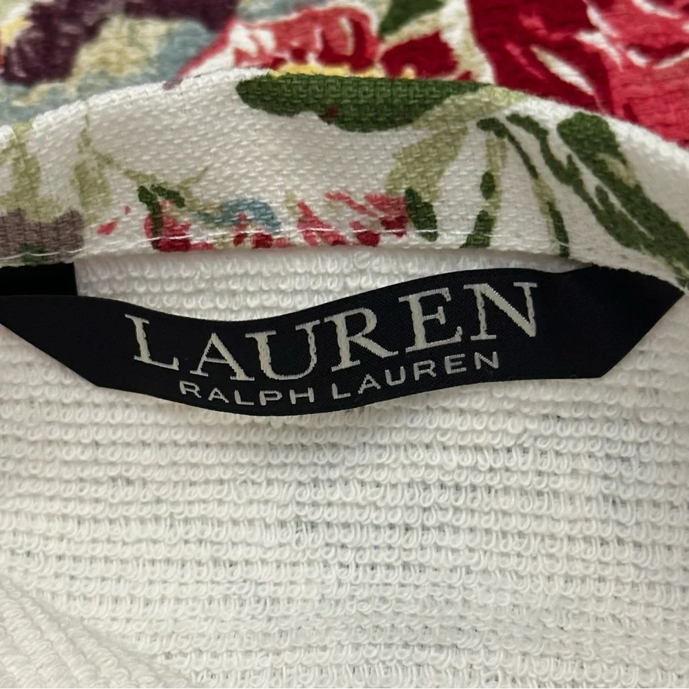 NEW- Lauren Ralph Lauren Floral Terrycloth Kitchen Towel Set of 3